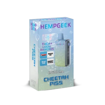 HEMPGEEK THCA+ LIQUID DIAMONDS INDICA CHEETAH PISS (9000 MG)