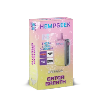 HEMPGEEK THCA+ LIQUID DIAMONDS INDICA GATOR BREATH (9000 MG)