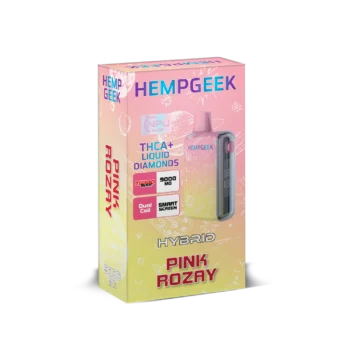 HEMPGEEK THCA+ LIQUID DIAMONDS HYBRID PINK ROZAY (9000 MG)