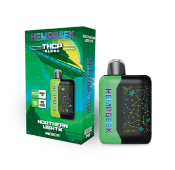 HempGeek THCP Blend Disposable Vape - Northern Lights - 10000mg (Indica)