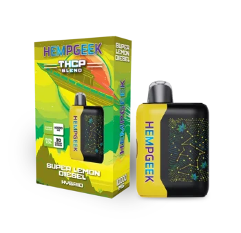 HempGeek THCP Blend Disposable Vape - Super Lemon Diesel - 10000mg - Hybrid