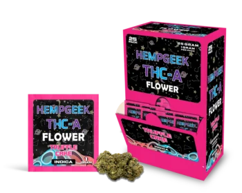 HEMPGEEK THC-A FLOWER | Truffle Cake - Indica | 25 Pack (1gram per pack)